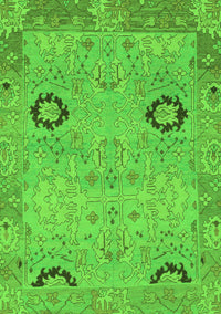 Oriental Green Traditional Rug, abs1661grn