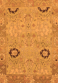 Oriental Orange Traditional Rug, abs1661org