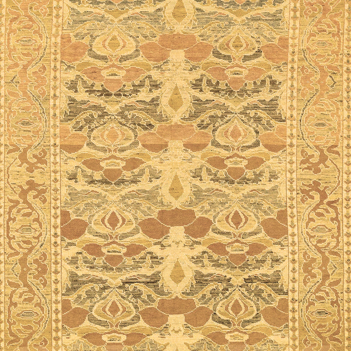 Machine Washable Oriental Brown Traditional Rug, wshabs1662brn