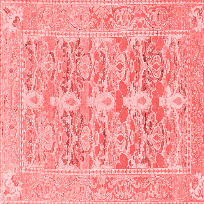Machine Washable Oriental Red Traditional Rug, wshabs1662red