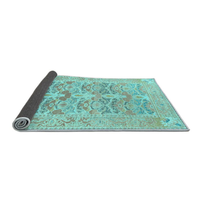 Sideview of Oriental Light Blue Traditional Rug, abs1662lblu