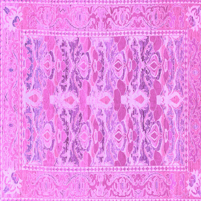 Square Oriental Purple Traditional Rug, abs1662pur