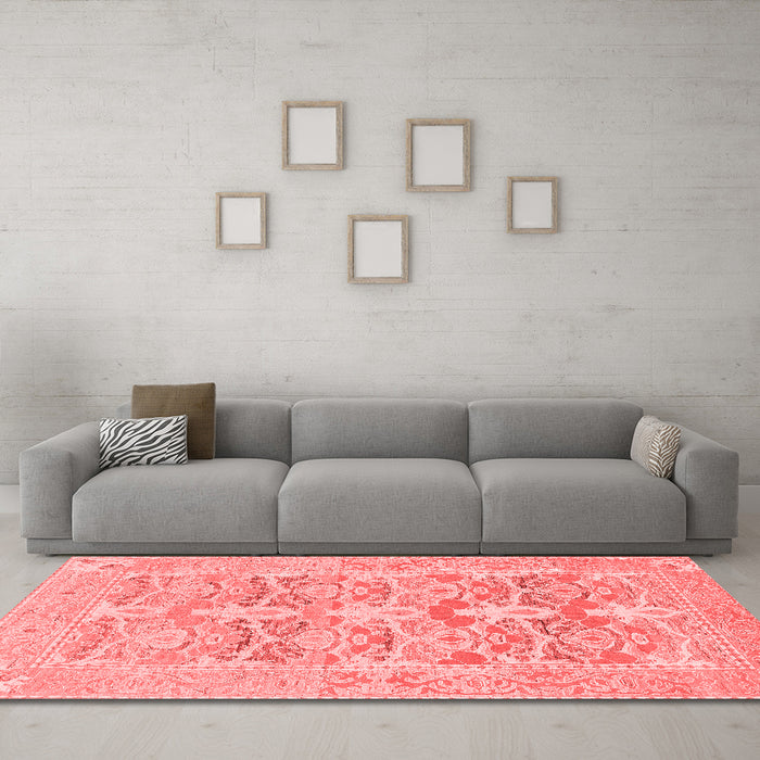 Traditional Red Washable Rugs