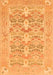 Oriental Orange Traditional Rug, abs1662org