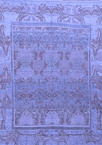 Abstract Blue Modern Rug, abs1663blu