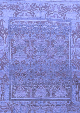 Abstract Blue Modern Rug, abs1663blu