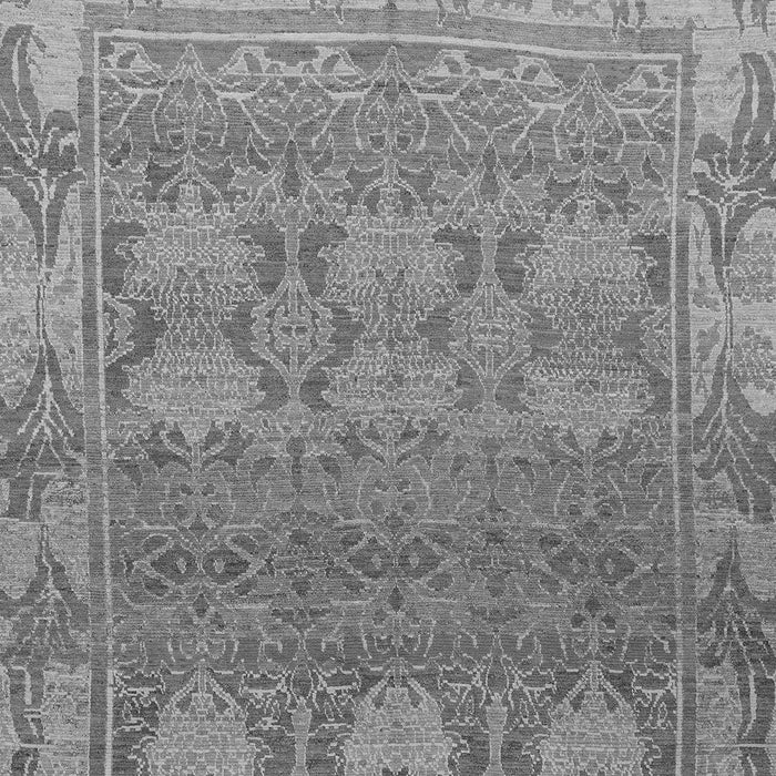 Machine Washable Abstract Gray Modern Rug, wshabs1663gry
