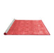 Modern Red Washable Rugs