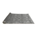 Sideview of Abstract Gray Modern Rug, abs1663gry