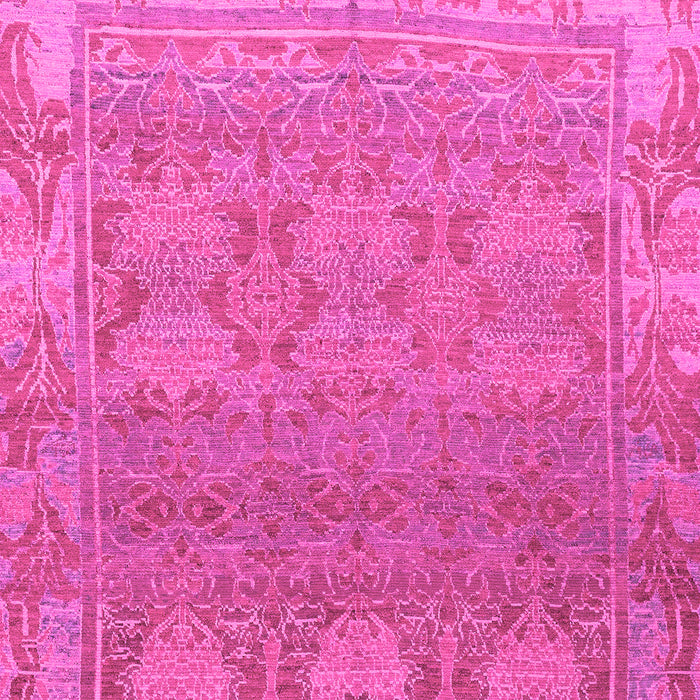 Machine Washable Abstract Pink Modern Rug, wshabs1663pnk