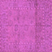 Square Abstract Purple Modern Rug, abs1664pur