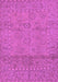 Machine Washable Abstract Purple Modern Area Rugs, wshabs1664pur