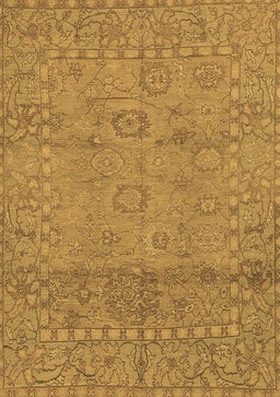 Abstract Brown Modern Rug, abs1664brn
