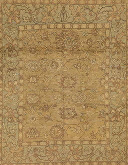 Abstract Yellow Modern Rug, abs1664