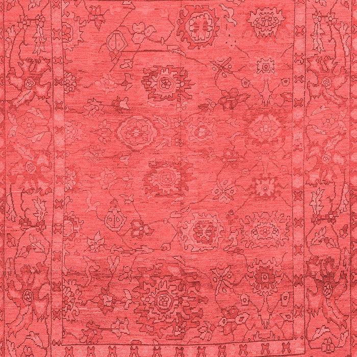 Machine Washable Abstract Red Modern Rug, wshabs1664red