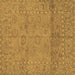 Square Machine Washable Abstract Brown Modern Rug, wshabs1664brn