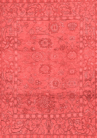 Abstract Red Modern Rug, abs1664red