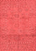 Abstract Red Modern Area Rugs