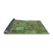 Sideview of Patchwork Light Blue Transitional Rug, abs1665lblu