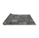 Sideview of Patchwork Gray Transitional Rug, abs1665gry