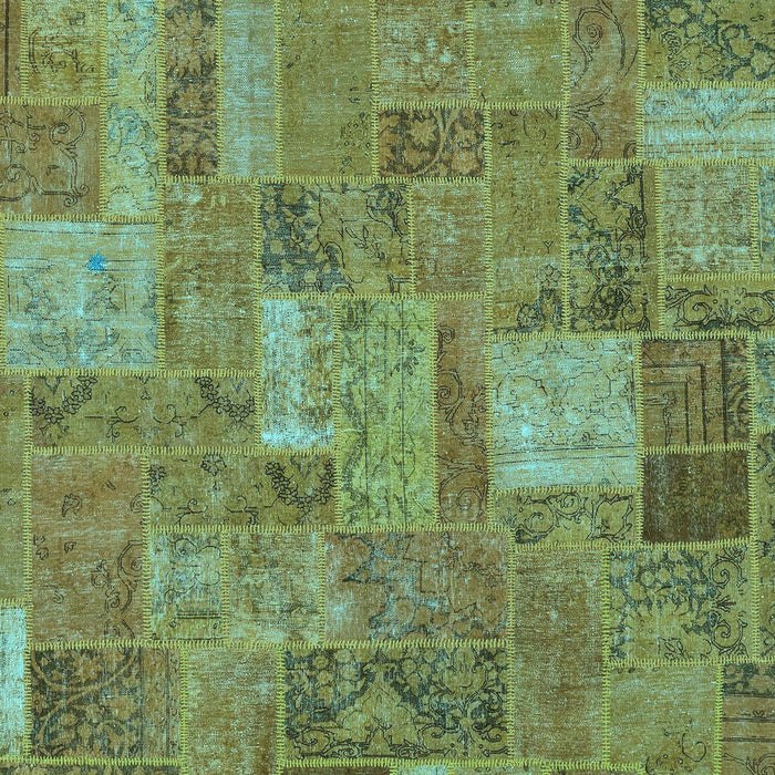 Patchwork Light Blue Transitional Rug, abs1665lblu
