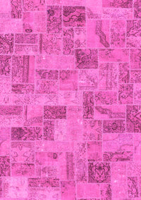 Abstract Pink Modern Rug, abs1666pnk