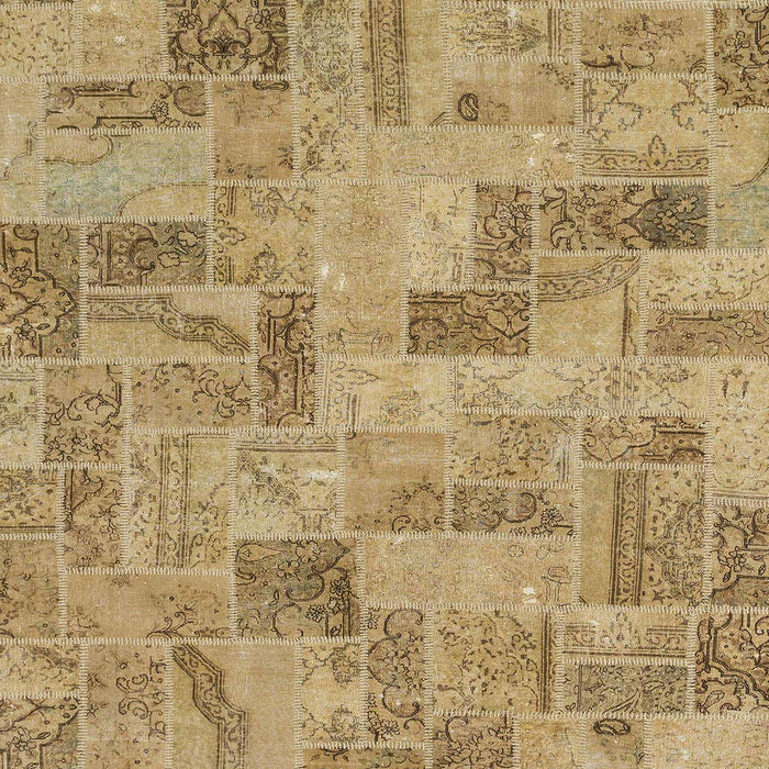 Machine Washable Abstract Light Brown Rug, wshabs1666