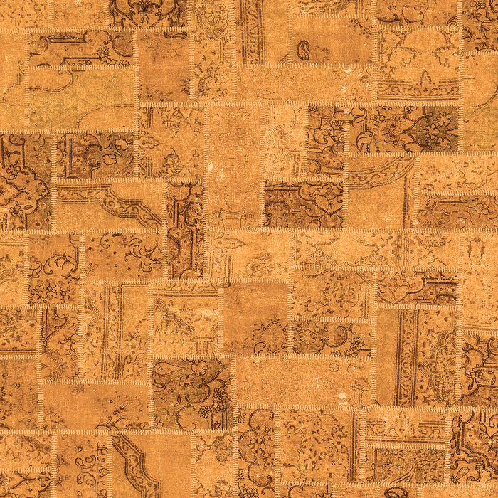 Abstract Orange Modern Rug, abs1666org