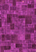 Machine Washable Patchwork Pink Transitional Rug, wshabs1667pnk