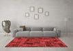 Transitional Red Washable Rugs