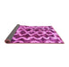 Sideview of Abstract Pink Modern Rug, abs1668pnk