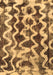 Machine Washable Abstract Brown Modern Rug, wshabs1668brn