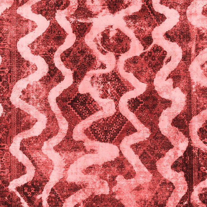 Abstract Red Modern Area Rugs