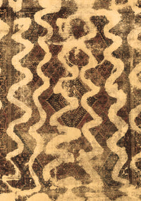 Abstract Brown Modern Rug, abs1668brn