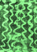 Machine Washable Abstract Emerald Green Modern Area Rugs, wshabs1668emgrn