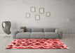 Modern Red Washable Rugs