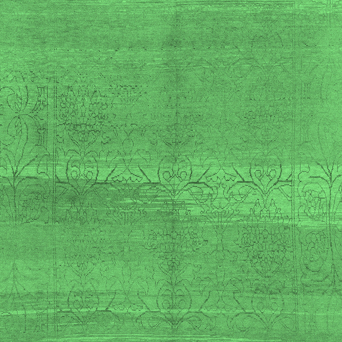 Abstract Emerald Green Modern Rug, abs1669emgrn