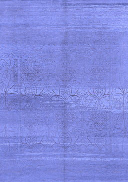 Abstract Blue Modern Rug, abs1669blu