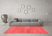 Modern Red Washable Rugs