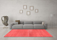 Machine Washable Abstract Red Modern Rug, wshabs1669red