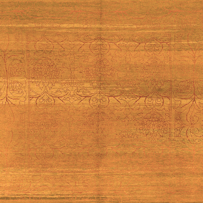 Square Abstract Orange Modern Rug, abs1669org