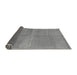 Sideview of Abstract Gray Modern Rug, abs1669gry