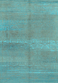 Abstract Light Blue Modern Rug, abs1669lblu