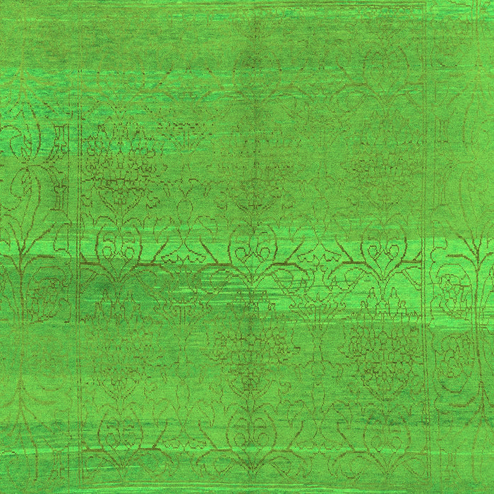 Abstract Green Modern Rug, abs1669grn