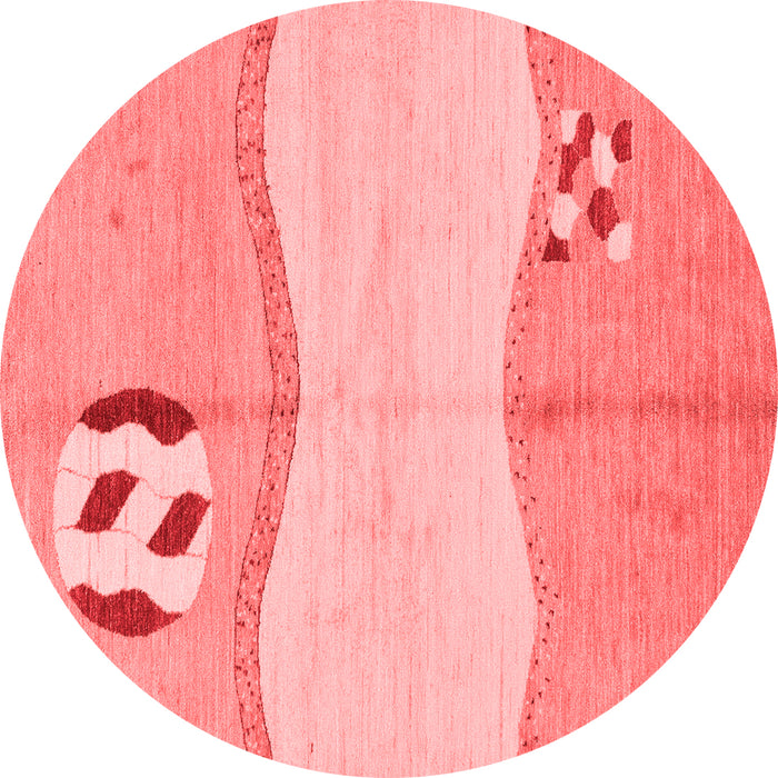 Abstract Red Modern Rug, abs166red