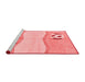 Modern Red Washable Rugs