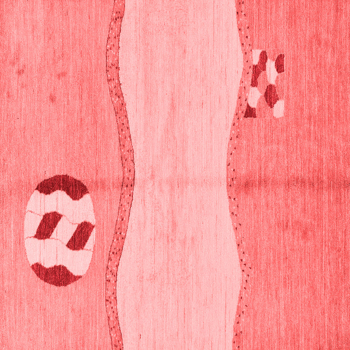 Machine Washable Abstract Red Modern Rug, wshabs166red