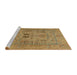 Sideview of Machine Washable Abstract Gold Rug, wshabs1670