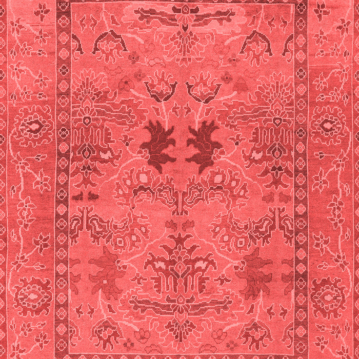 Machine Washable Abstract Red Modern Rug, wshabs1670red
