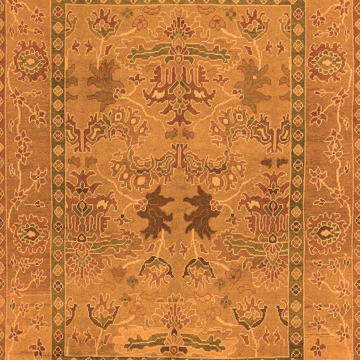 Machine Washable Abstract Orange Modern Area Rugs, wshabs1670org